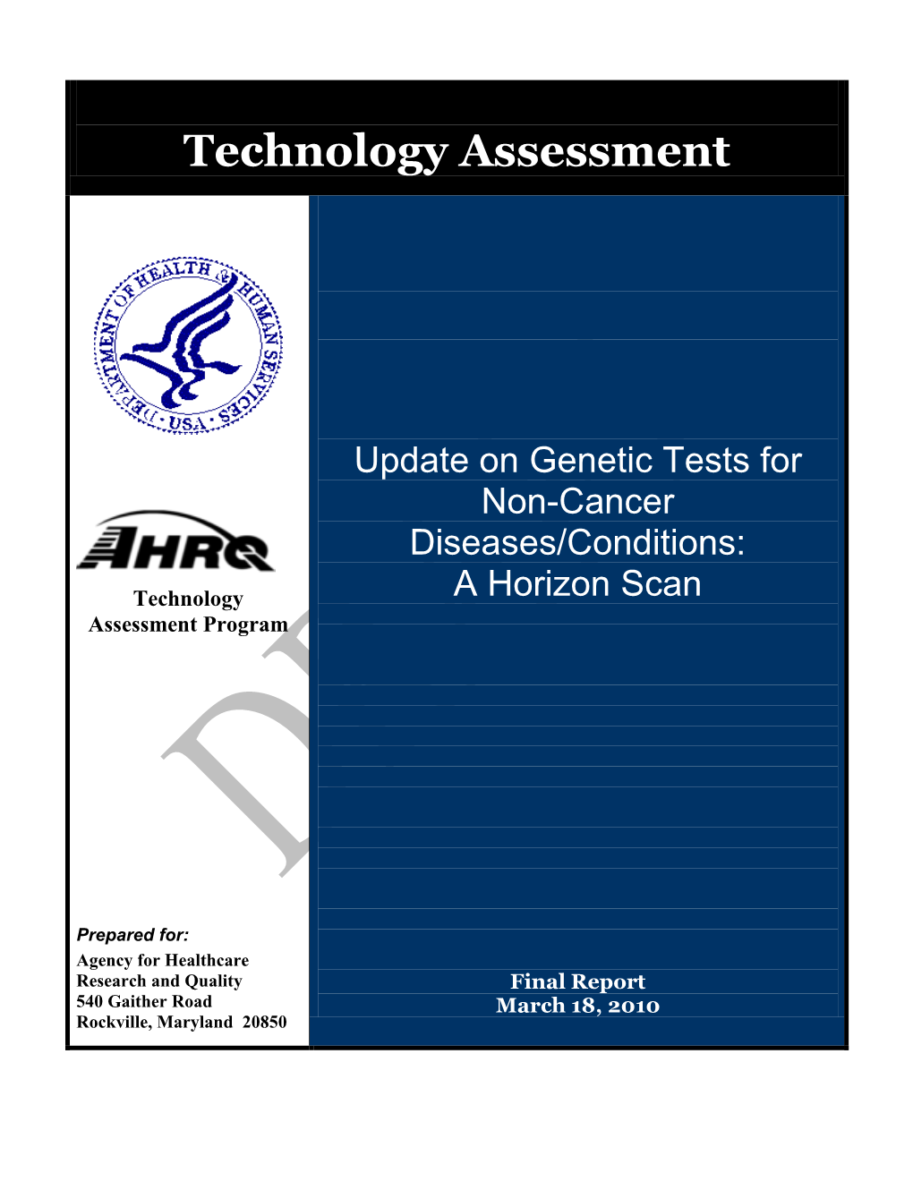 Technology Assessment