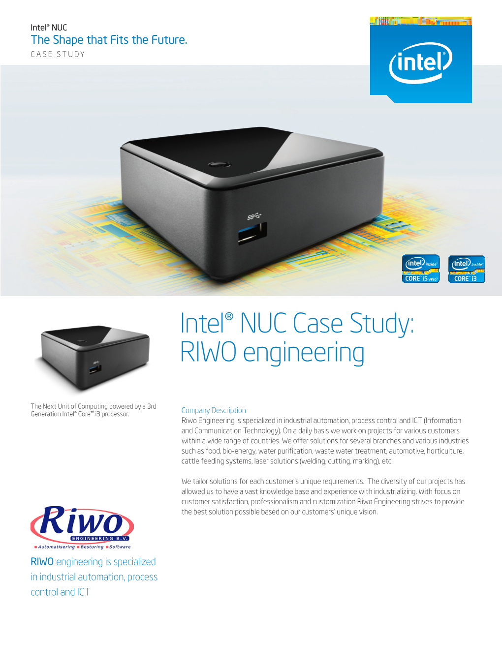 Intel® NUC Case Study: RIWO Engineering