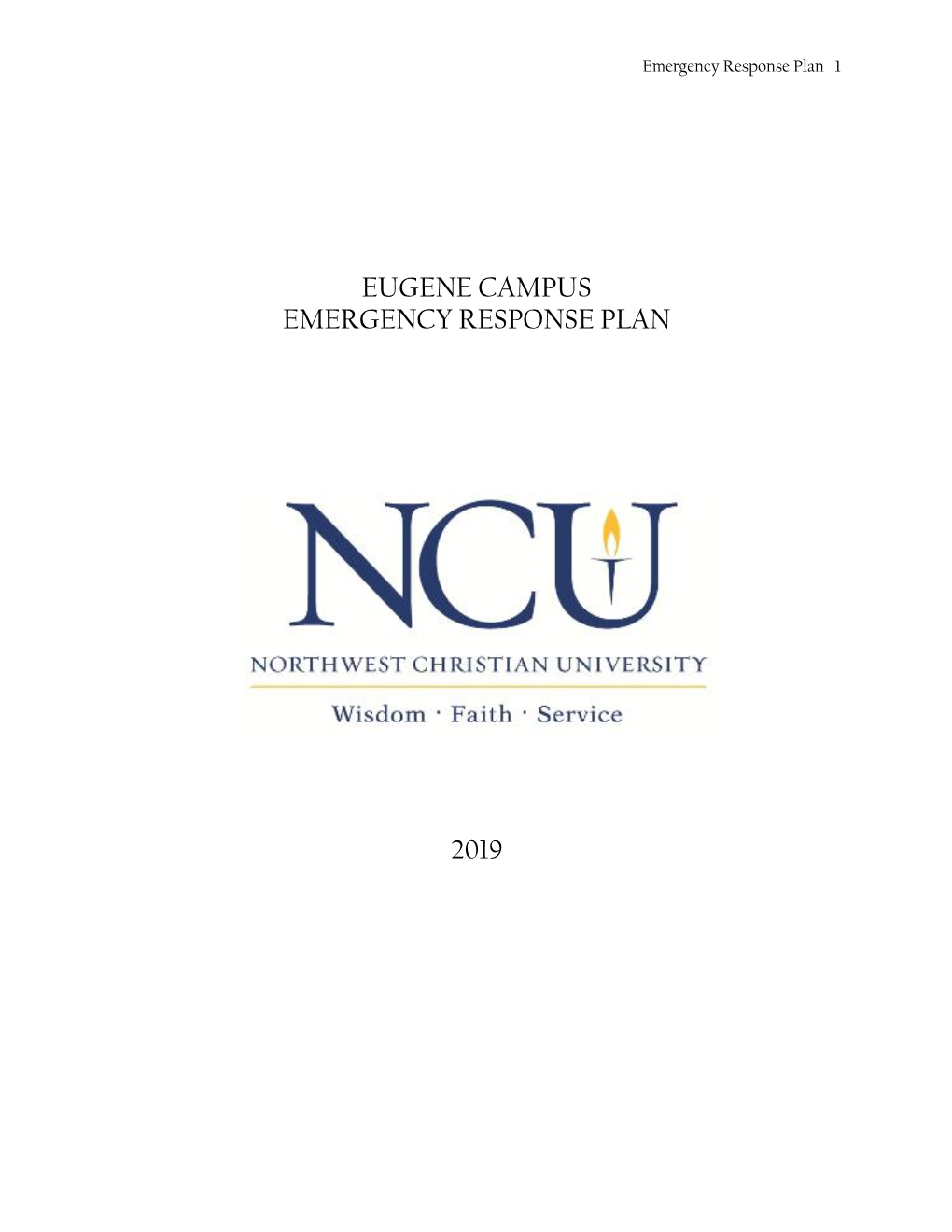 Emergency Response Plan 1