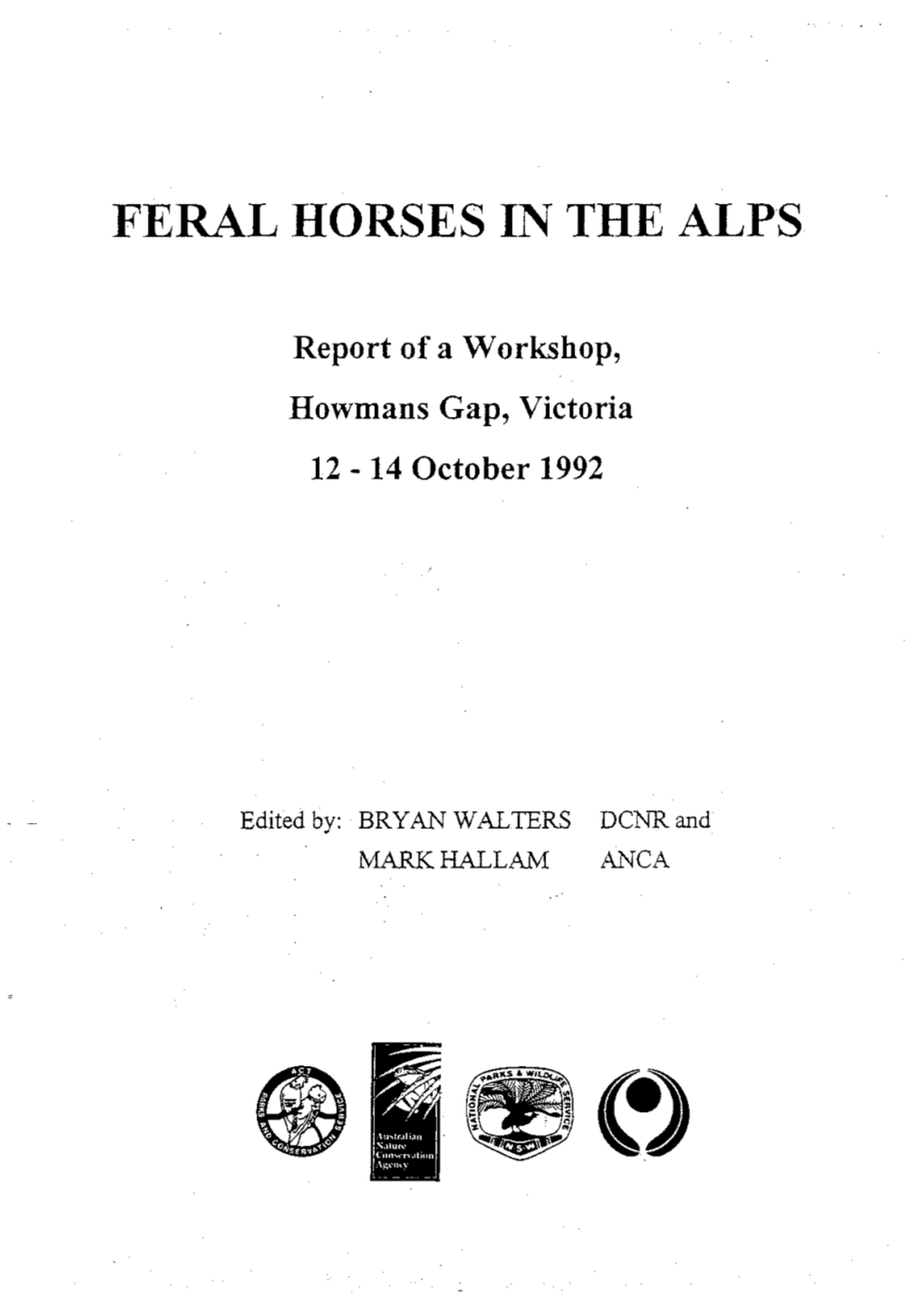 Feral Horses in the Alp's