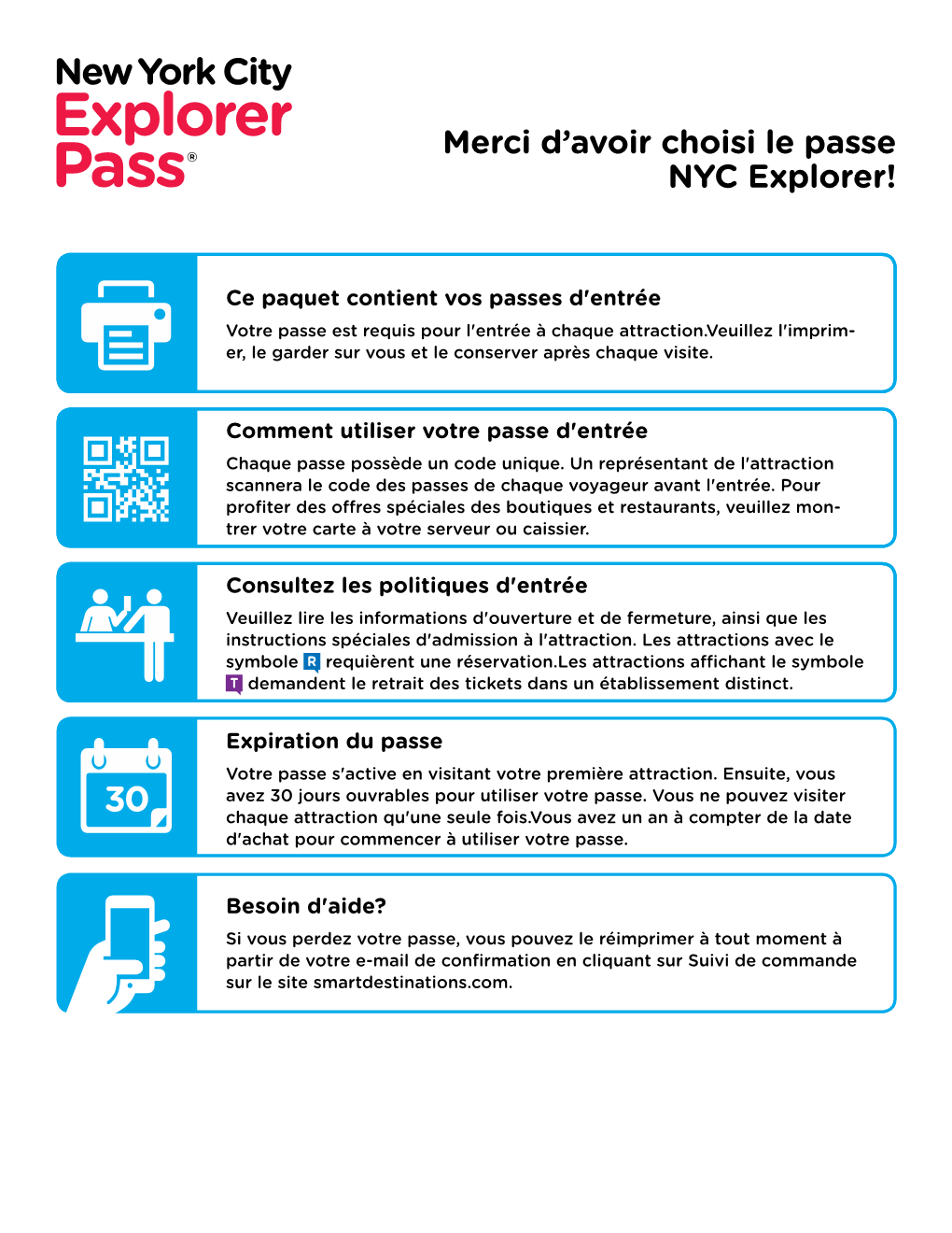 Merci D'avoir Choisi Le Passe NYC Explorer!