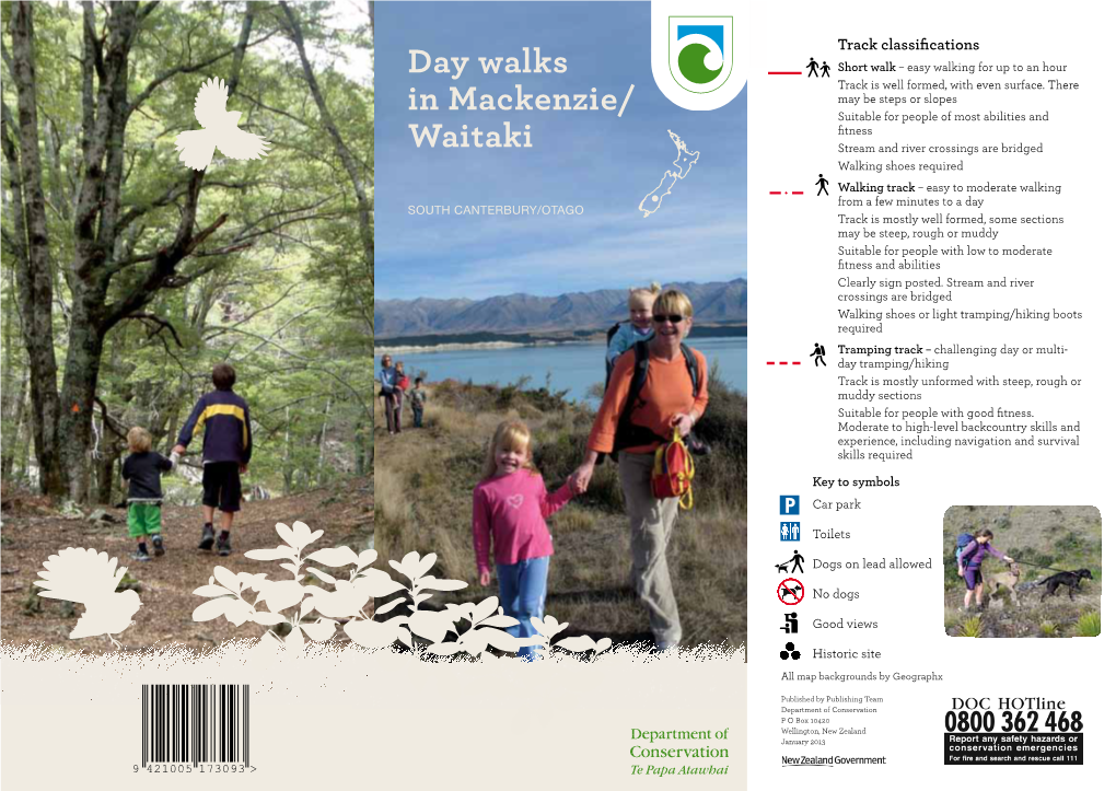 Day Walks in Mackenzie/ Waitaki