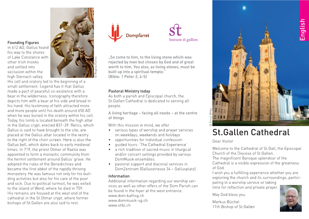 St.Gallen Cathedral Is Dedicated to Serving All His Hand