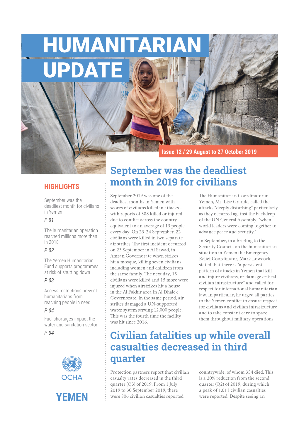 Humanitarian Update