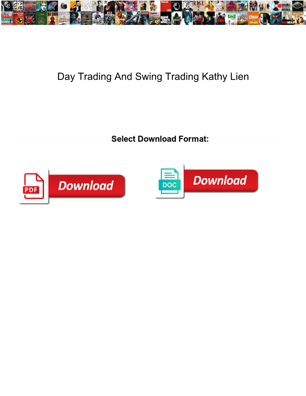 Day Trading and Swing Trading Kathy Lien
