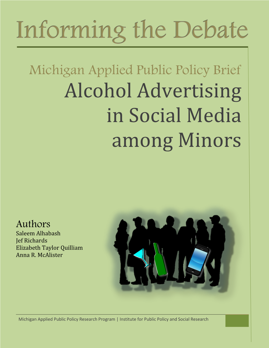 Alcohol Advertising in Social Media Among Minors