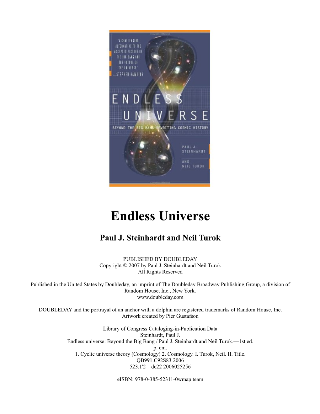 Endless Universe