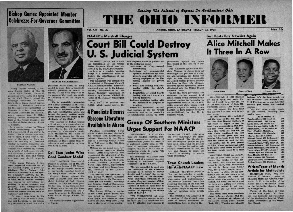 THE OHIO INFORMER Vol