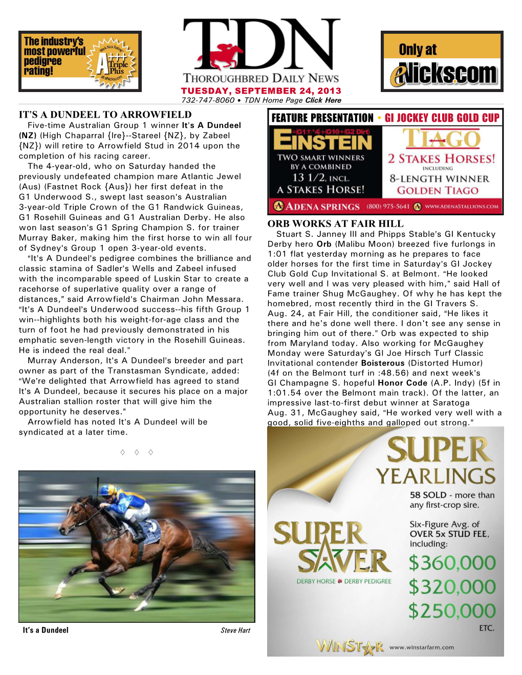 Feature Presentation • Gi Jockey Club Gold