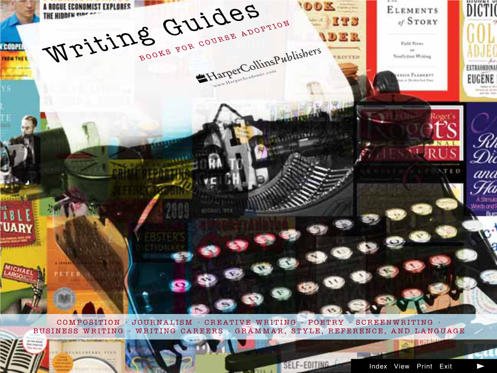 Harper Collins Writing Guide