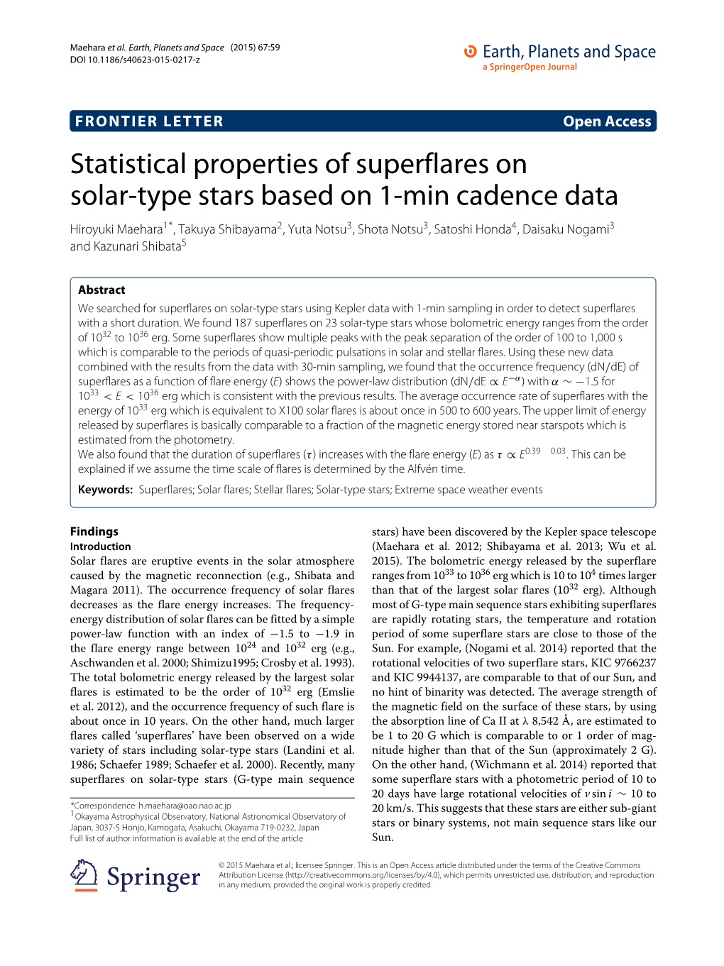 Statistical Properties of Superflares on Solar-Type Stars Based on 1-Min