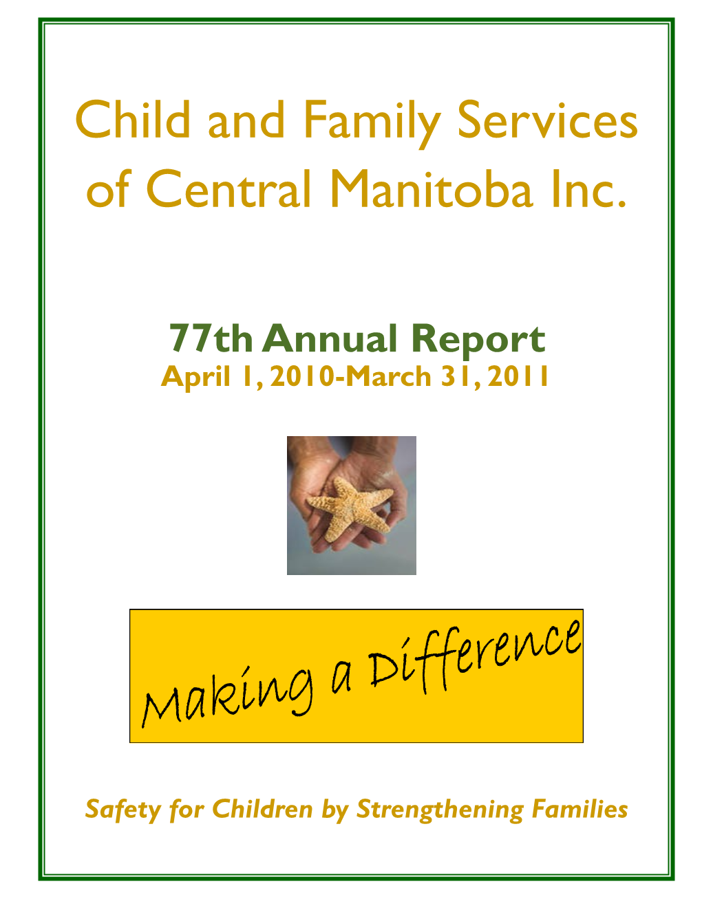 Child and Family Services of Central Manitoba Inc