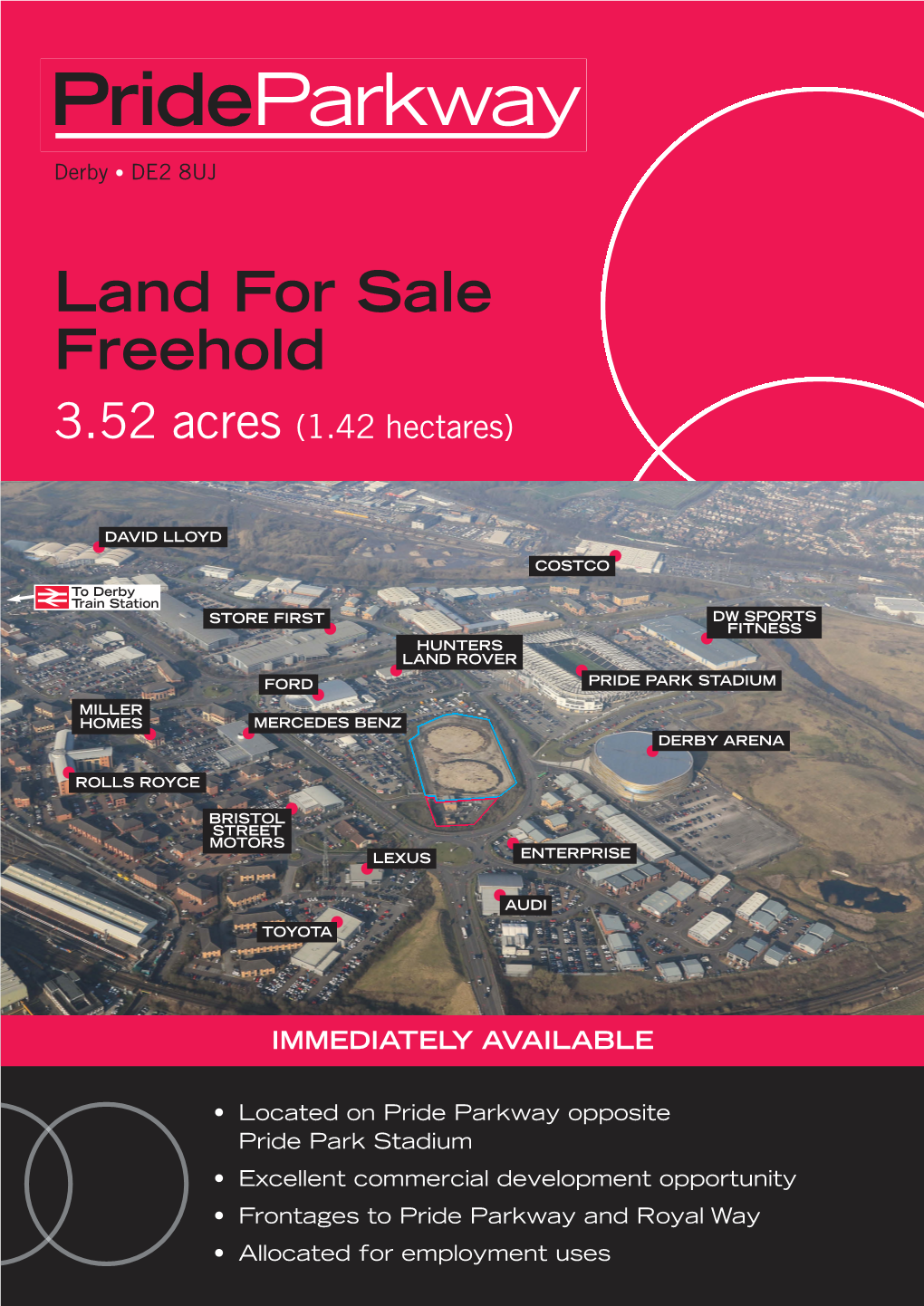 Land for Sale Freehold 3.52 Acres (1.42 Hectares)