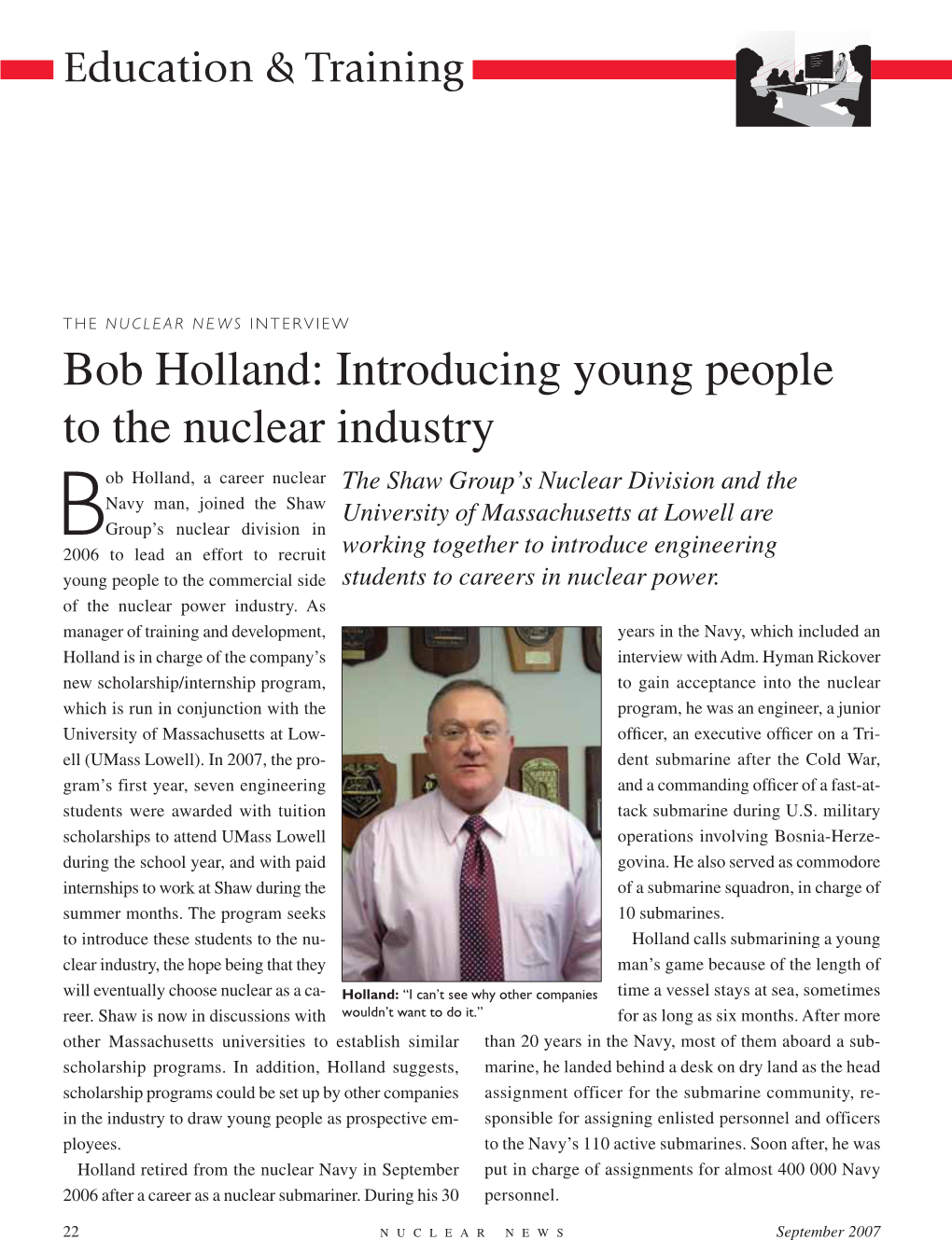 Bob Holland: Introducing Young People