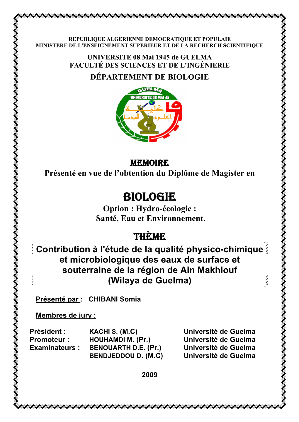 Contribution À L'étude De La Qualité Physico-Chimique Et Mic.Pdf