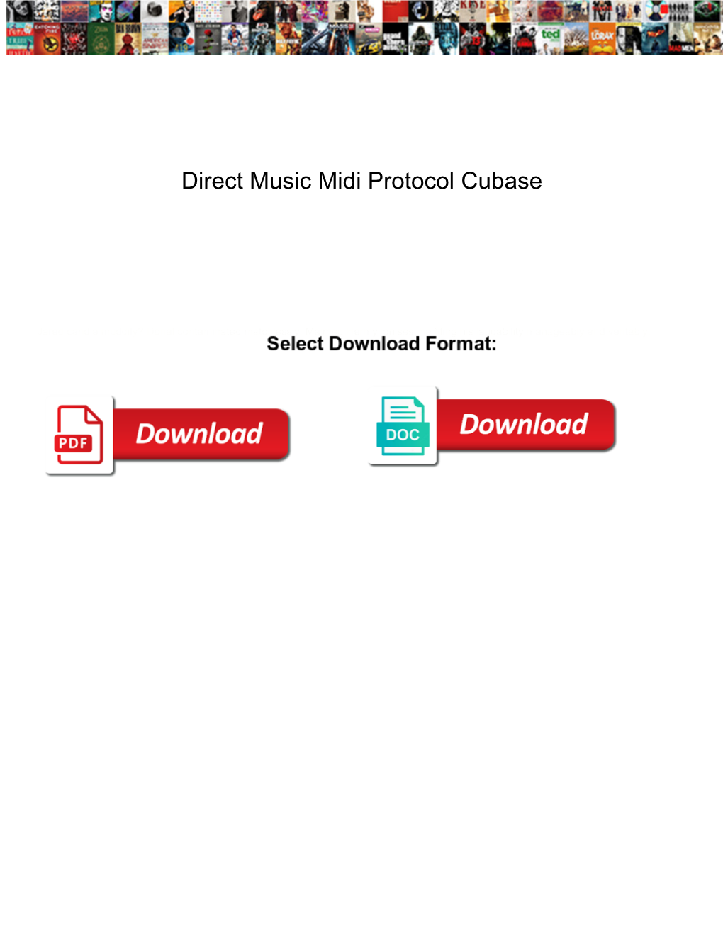 Direct Music Midi Protocol Cubase