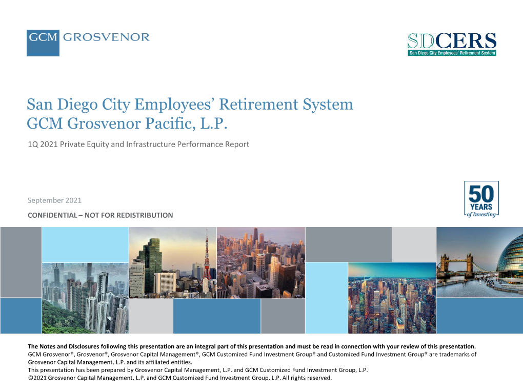 GCM Grosvenor Pacific, L.P. Private Equity and Infrastructure