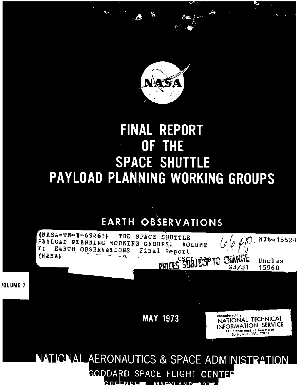 Payload Planning Working Groups . Yoluhe