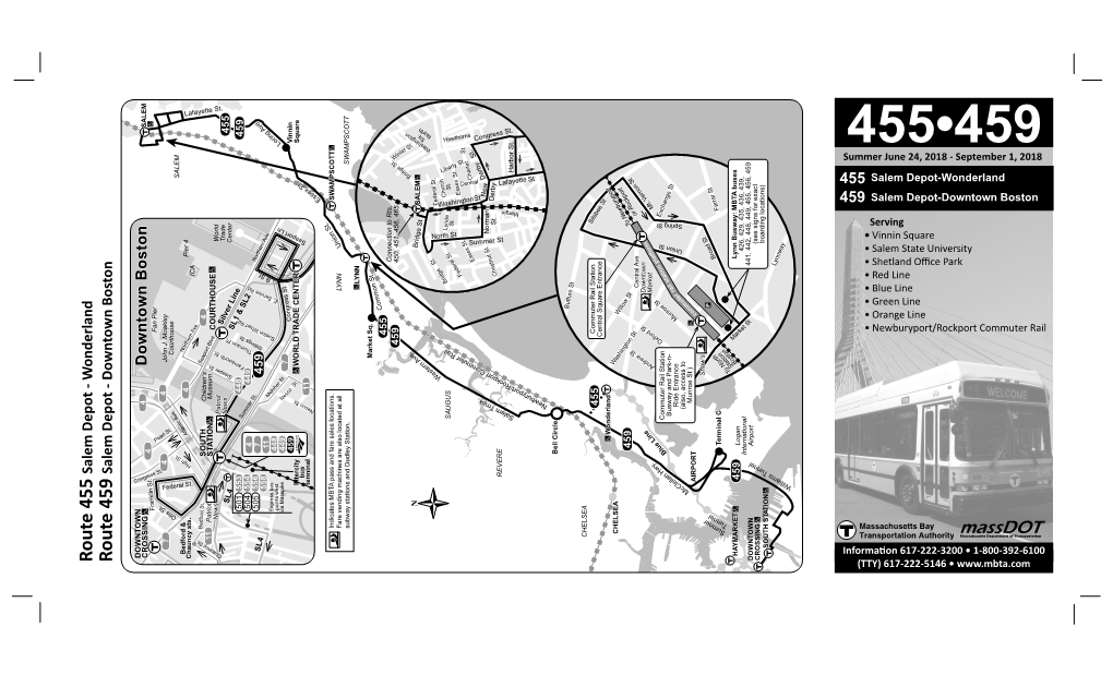 455 & 459 Bus Schedule