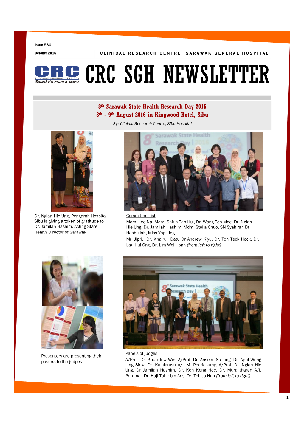 Crc Sgh Newsletter