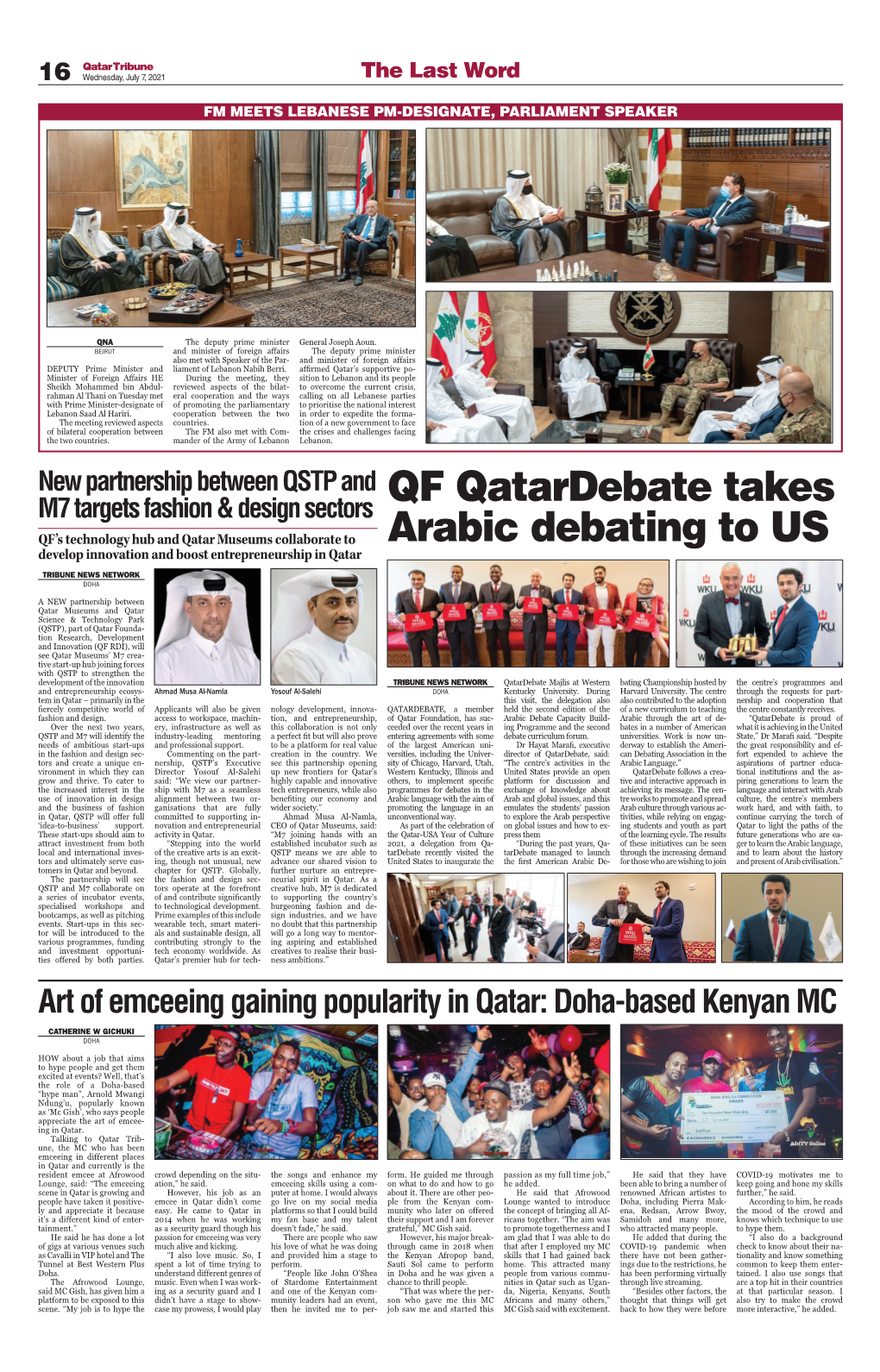 QF Qatardebate Takes Arabic Debating to US