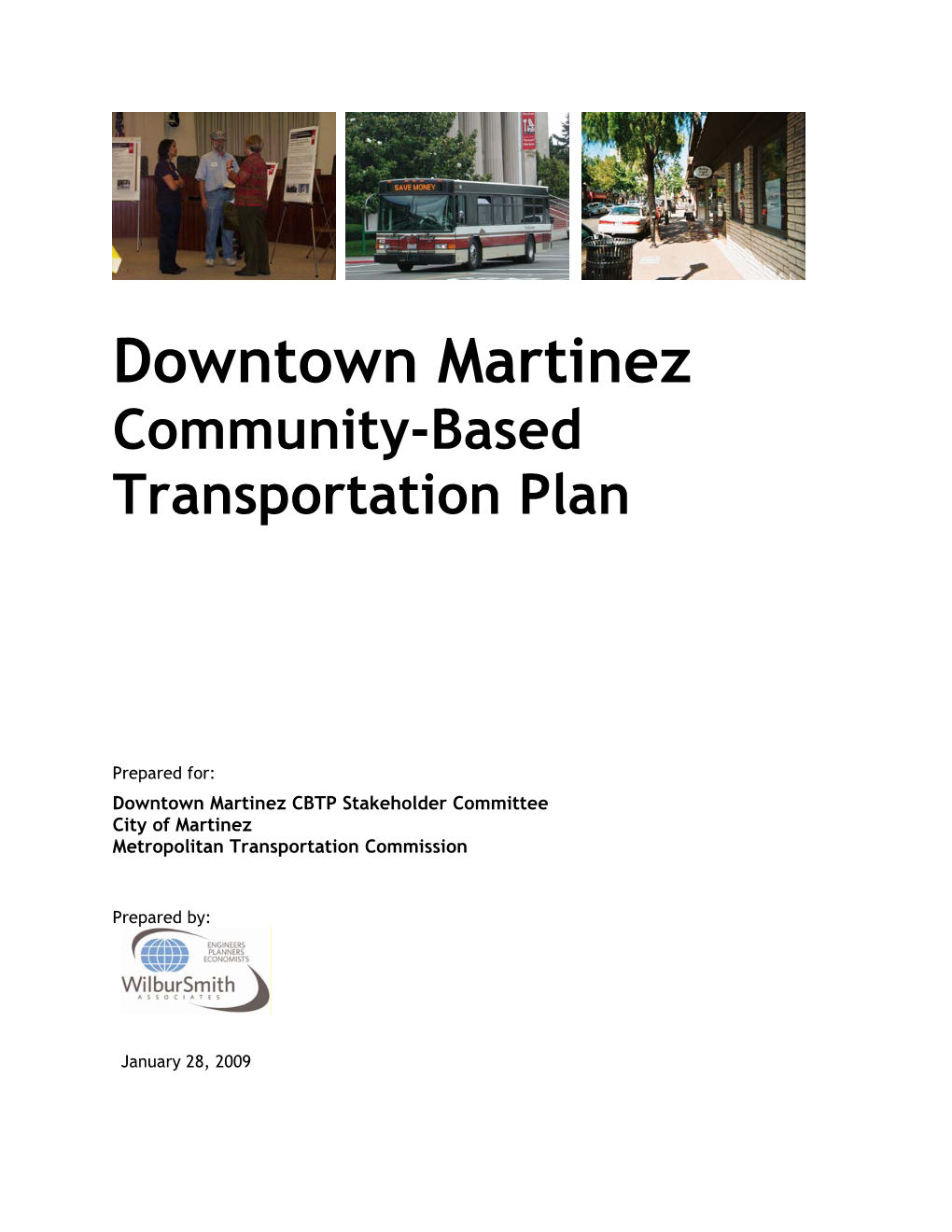 Downtown Martinez Community-Based Transportation Plan