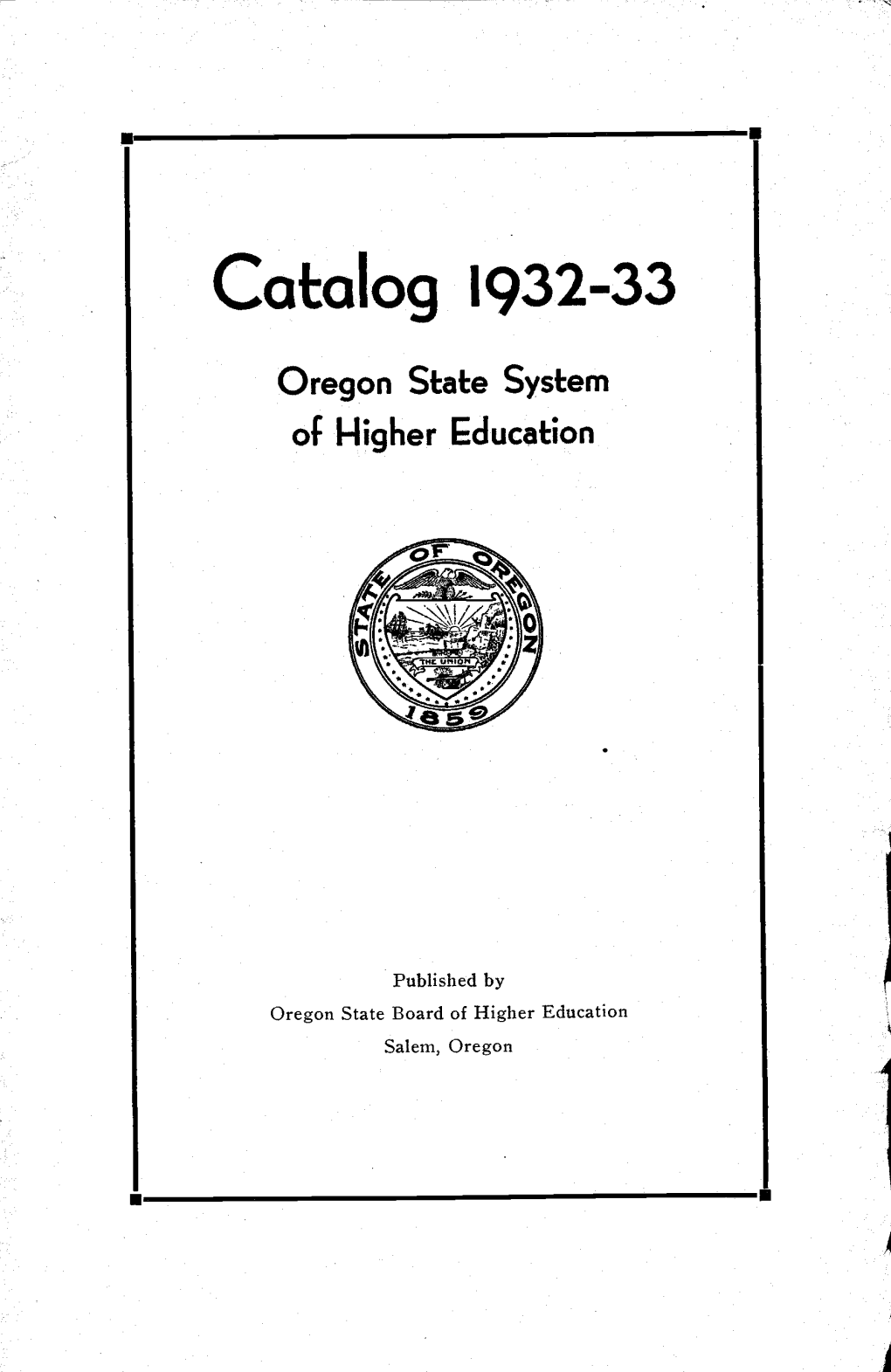 Caalog 1932-33