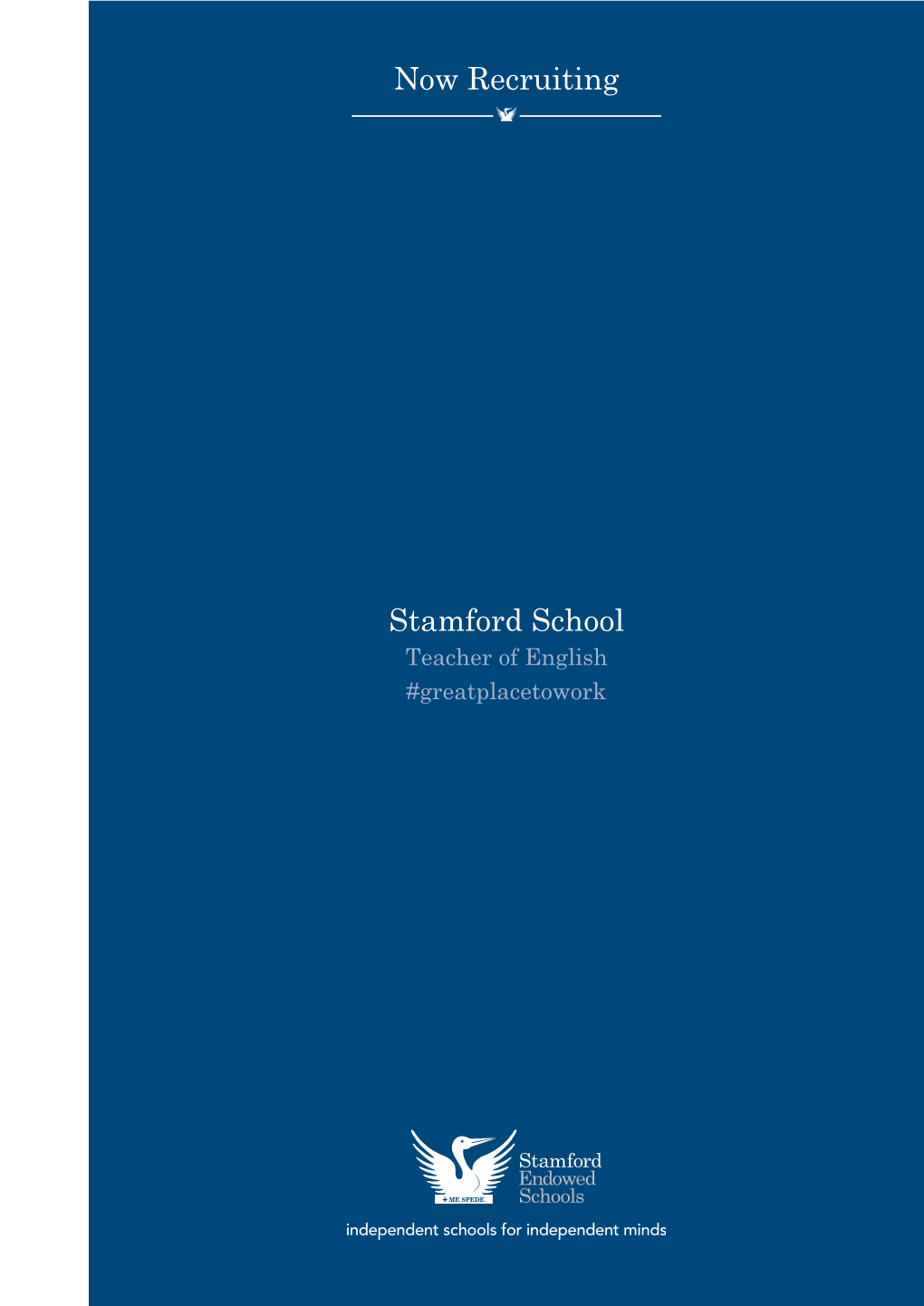 Stamford School Now Recruiting