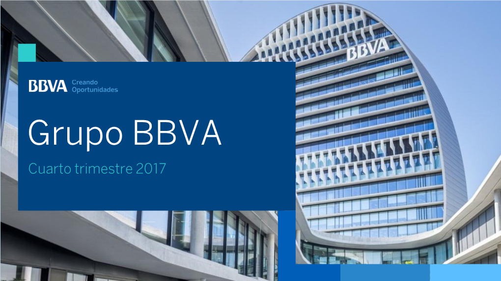 BBVA Presentacion Institucional 4T17