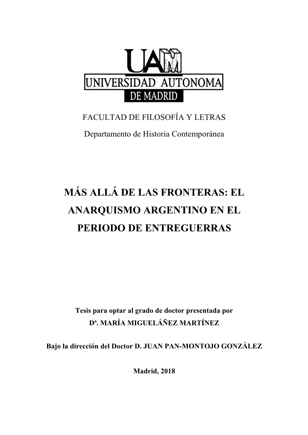 El Anarquismo Argentino En El Periodo De Entreguerras