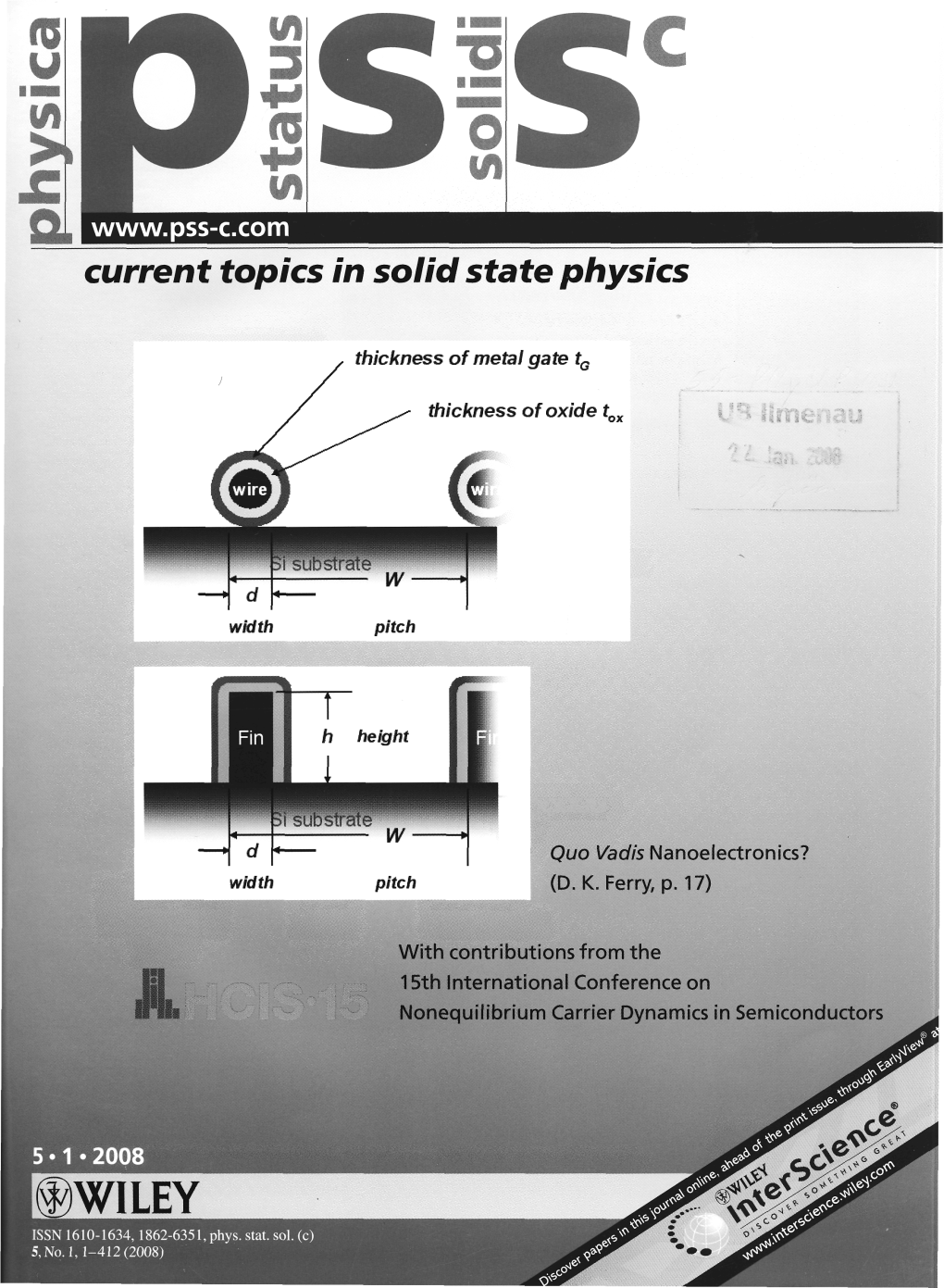 Current Topics in Solid State Physics