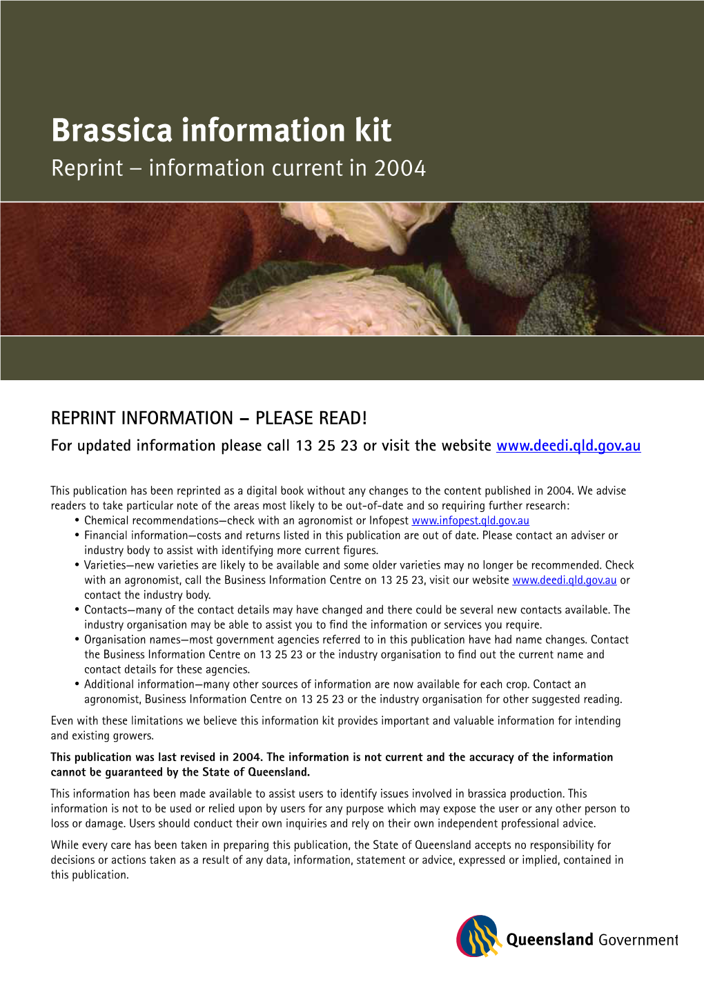 Brassica Information Kit (2004)
