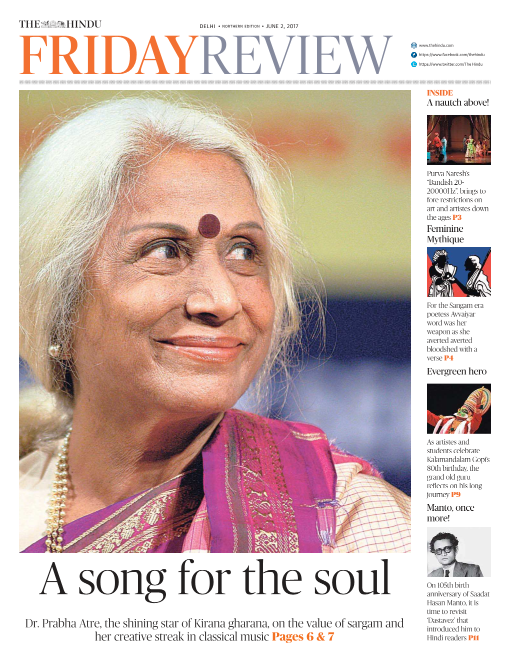 Dr. Prabha Atre, the Shining Star of Kirana Gharana, on the Value Of