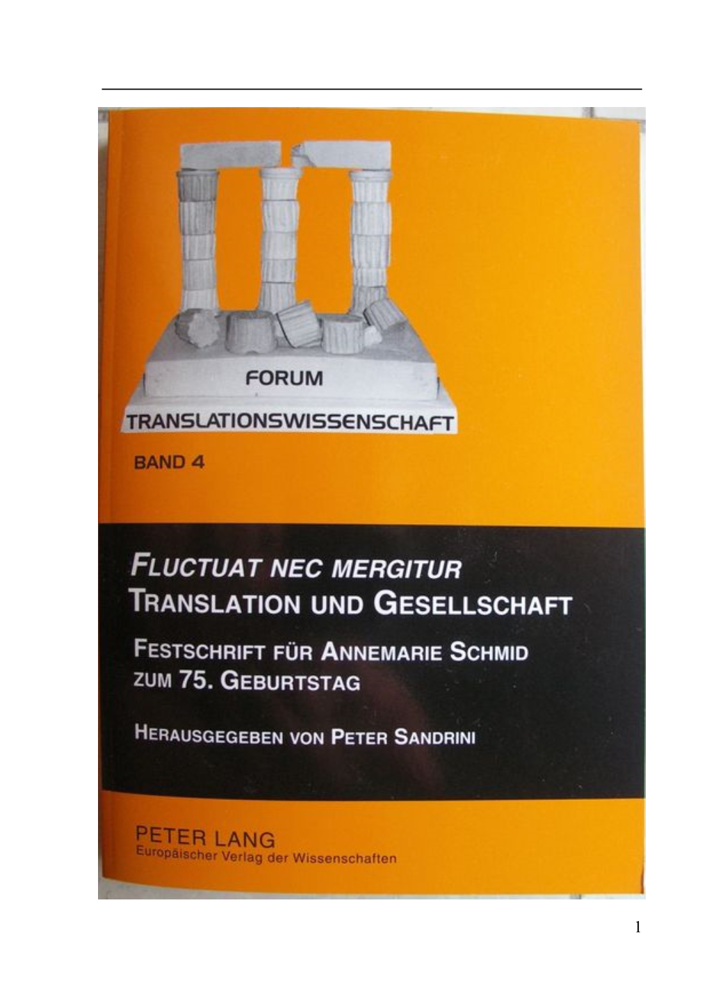 Forum Translationswissenschaft