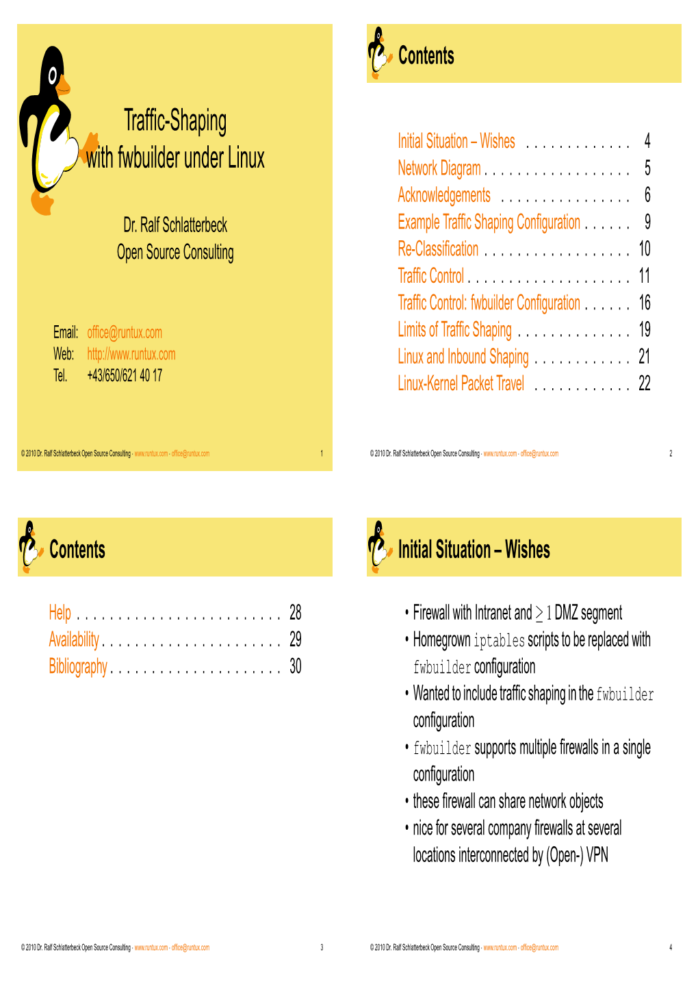 Traffic-Shaping with Fwbuilder Under Linux