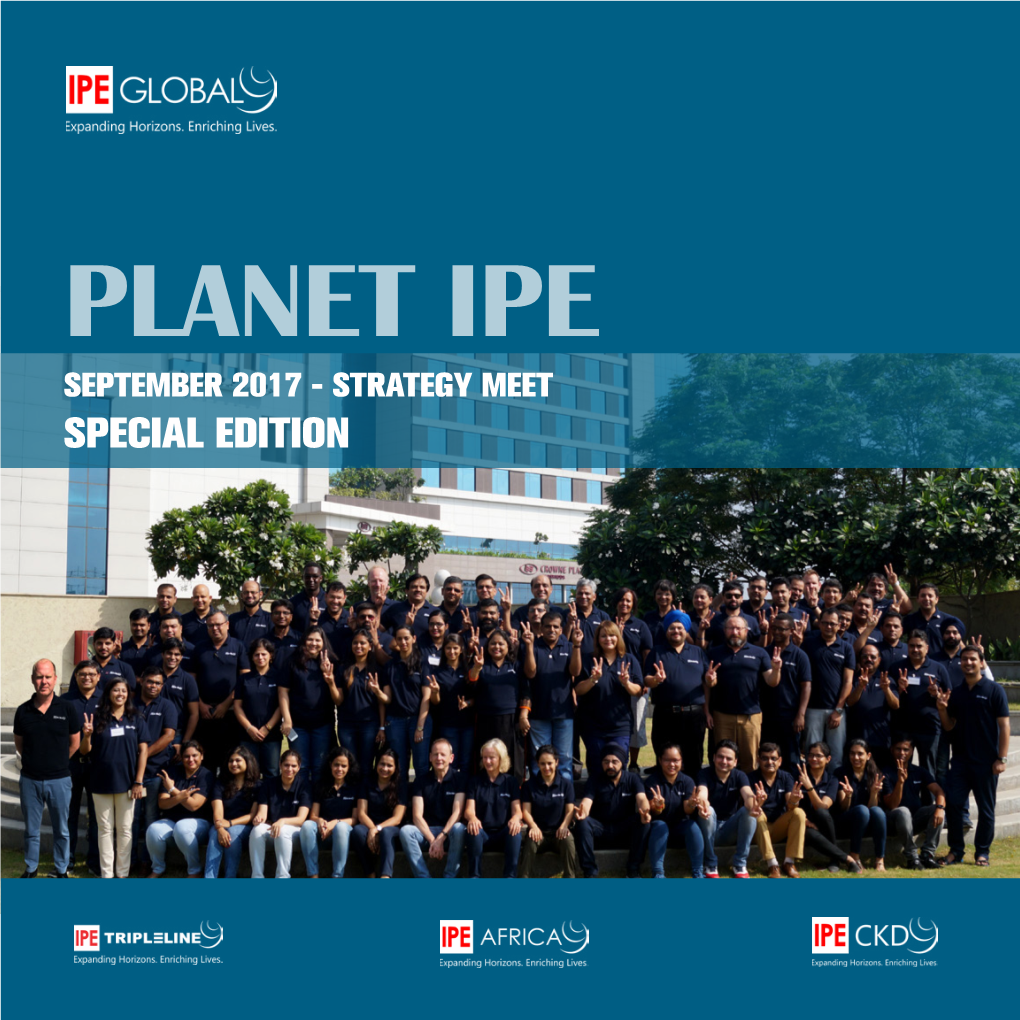 Planet Ipe September 2017 - Strategy Meet Special Edition
