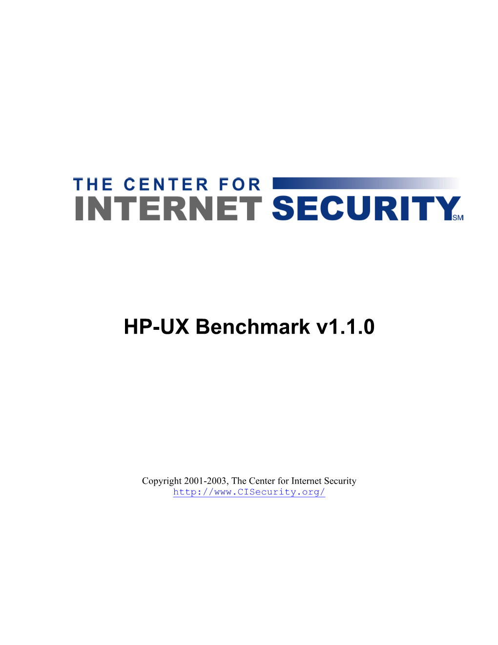 HP-UX Benchmark V1.1.0