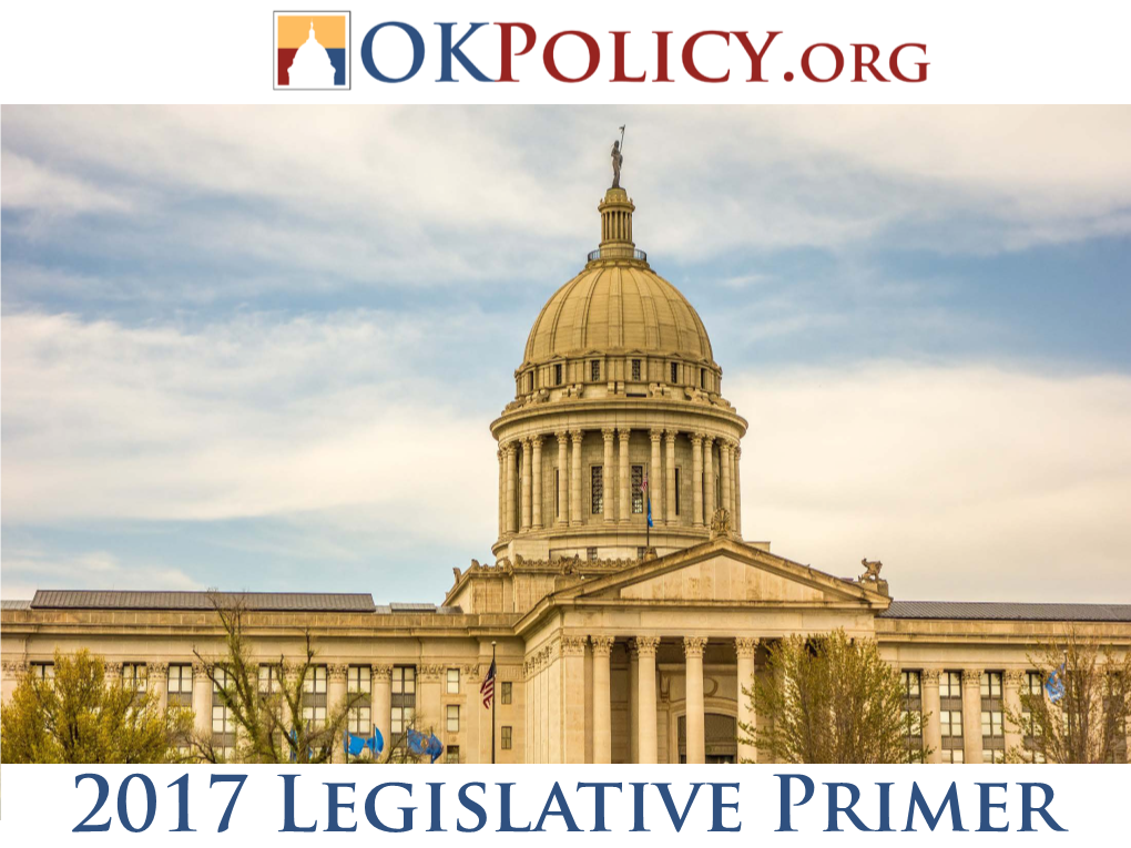 2017 Legislative Primer OVERVIEW I
