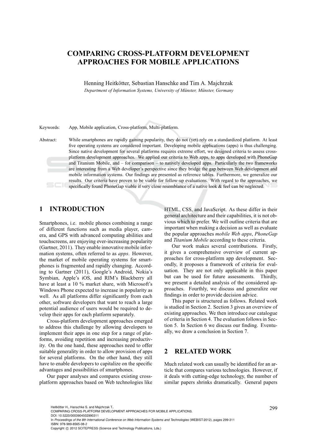 Comparing Cross-Platform Development Approaches for Mobile Applications