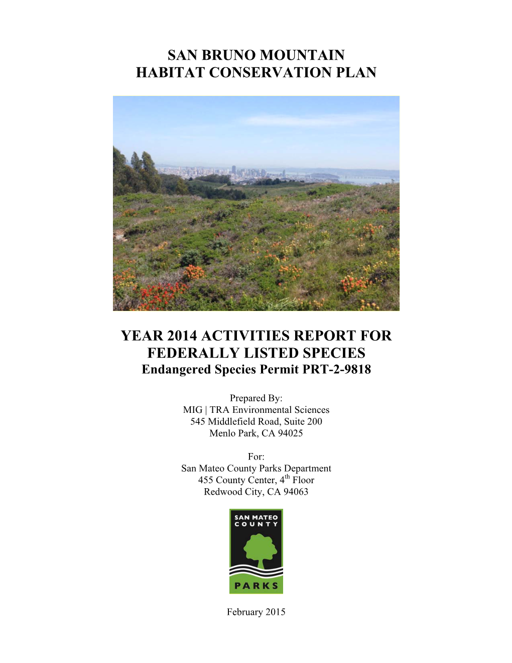 San Bruno Mountain Habitat Conservation Plan