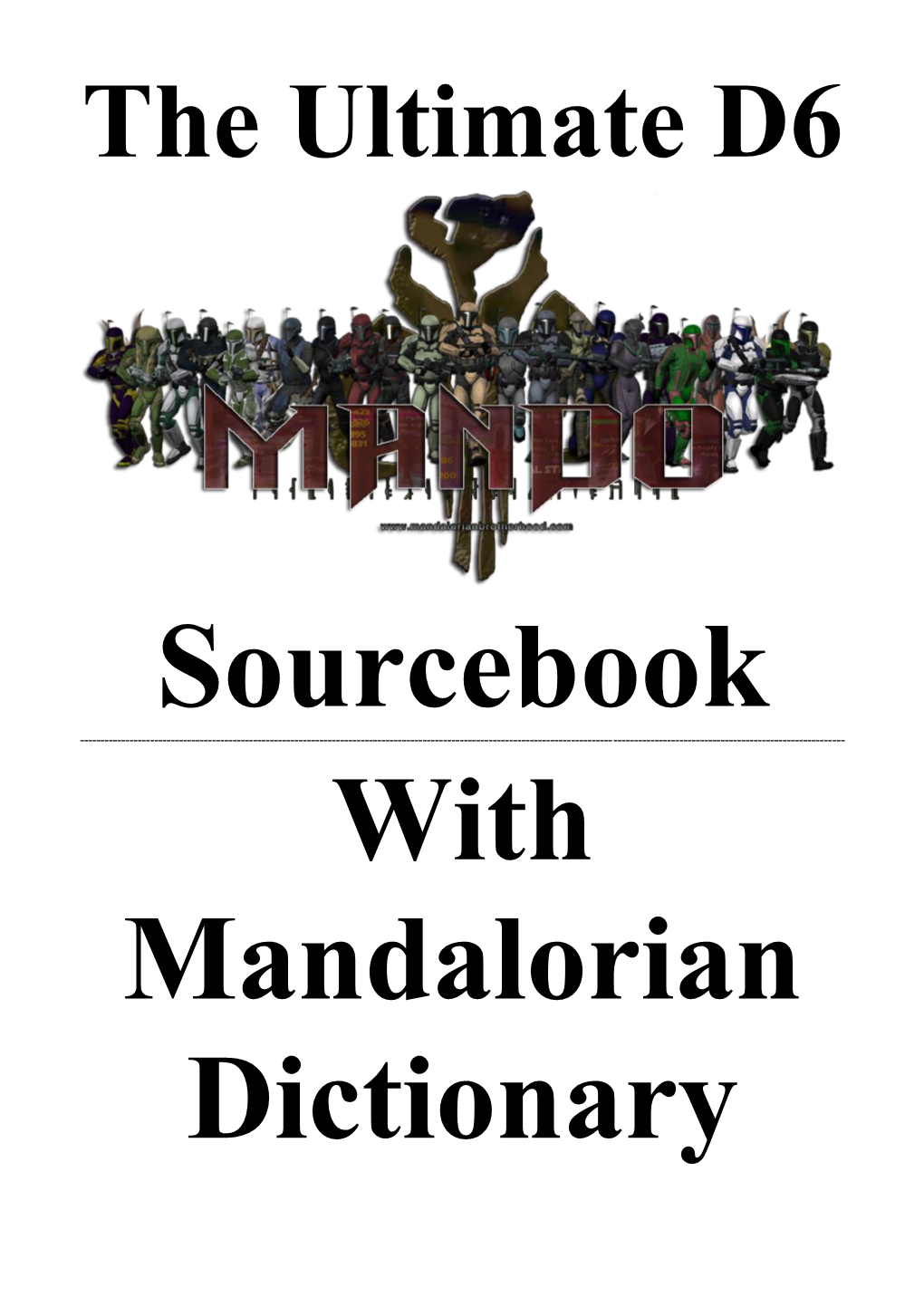 Mandalorian Sourcebook