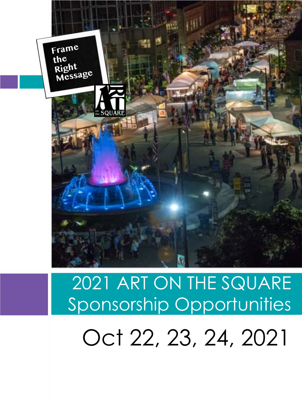 Art on the Square Sponsorship Packet