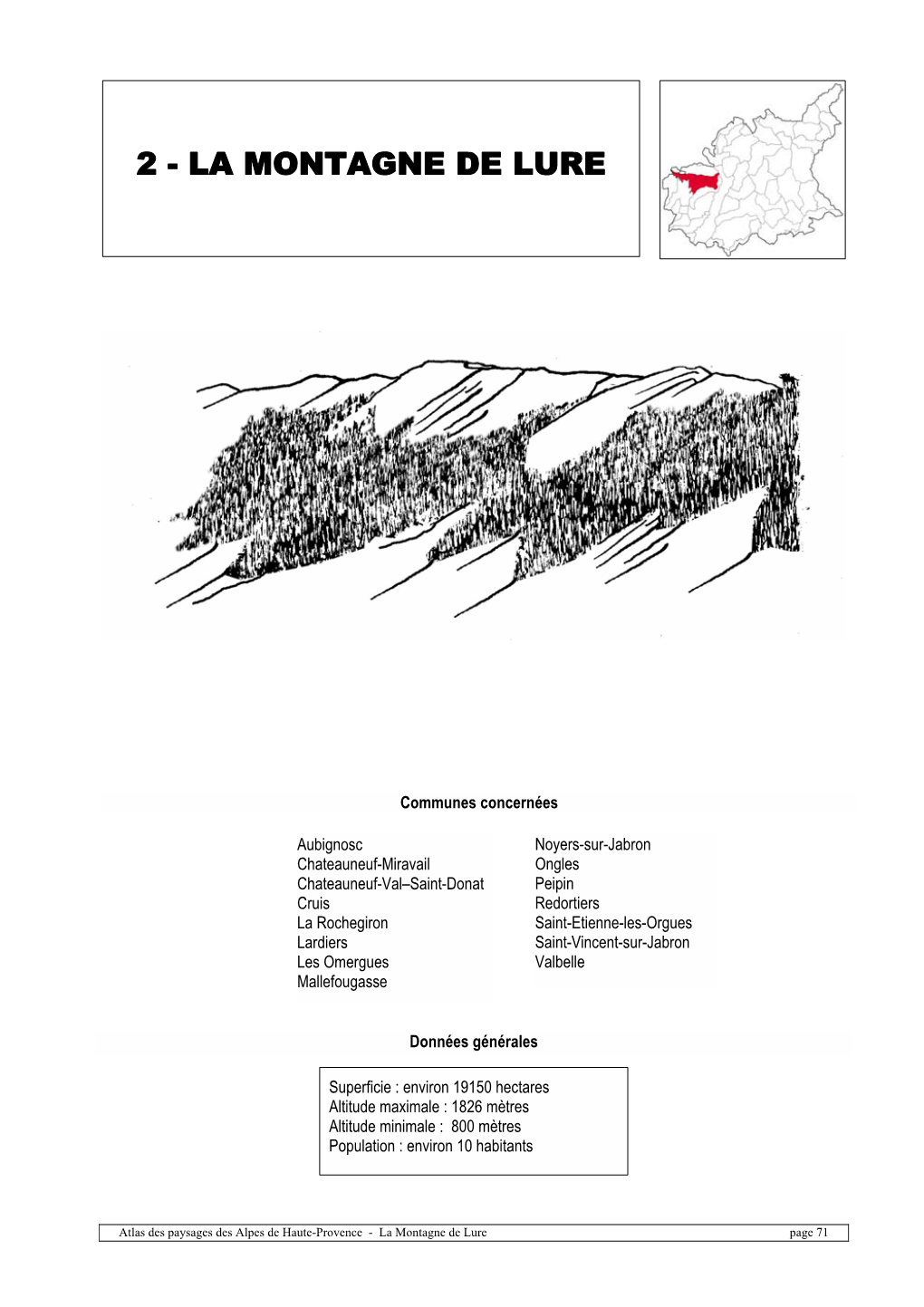 2 - La Montagne De Lure