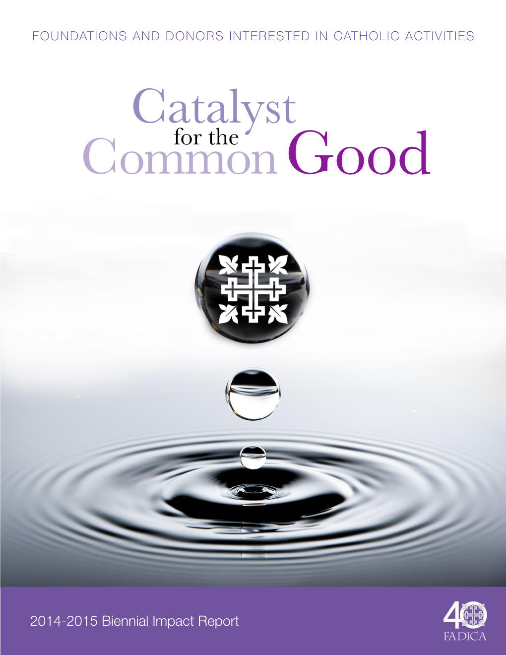 Catalyst for the Common Good: 2014-2015 Biennial Impact Report