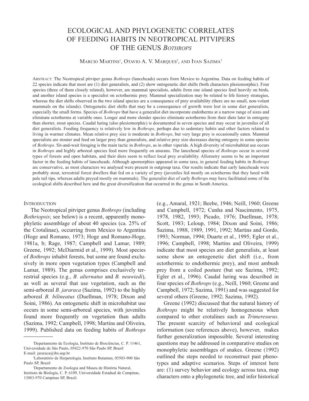 Ecological and Phylogenetic Correlates.Pdf