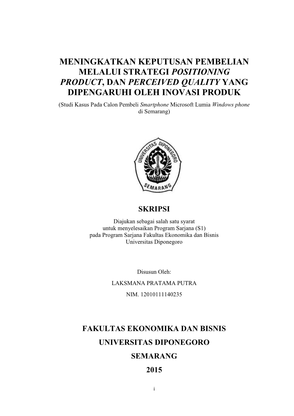 Meningkatkan Keputusan Pembelian Melalui Strategi Positioning Product