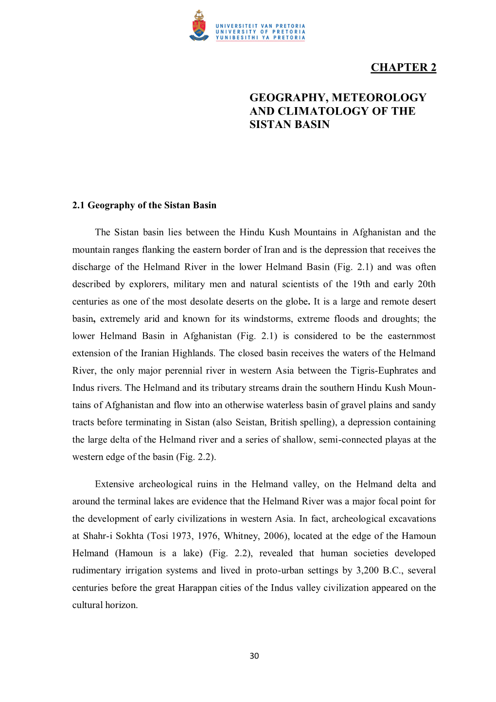 Chapter 2 Geography, Meteorology And