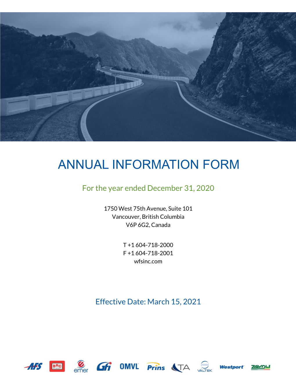 Annual Information Form