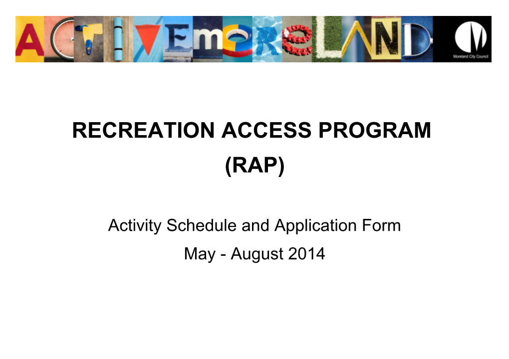 Recreation Access Program