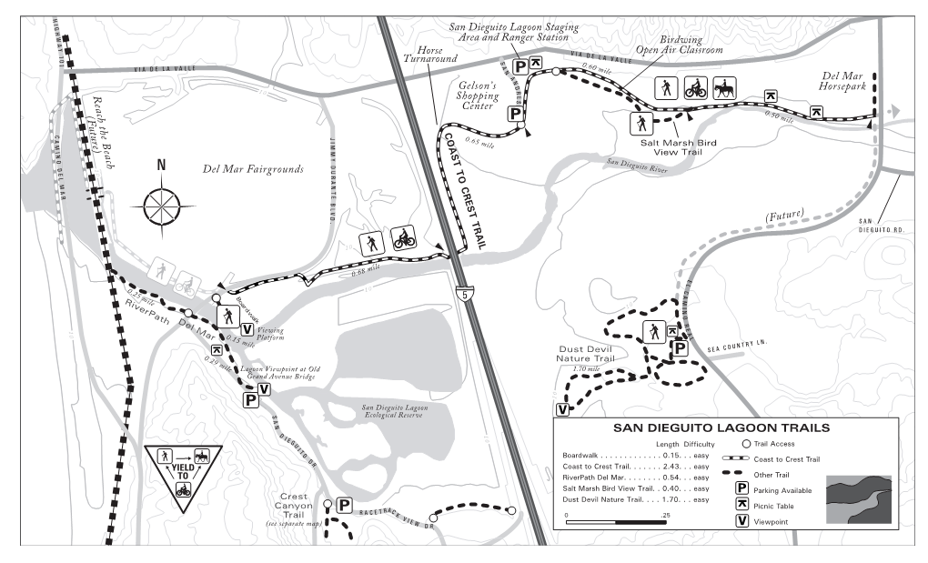 Coast to Crest Trail at San Dieguito Lagoon